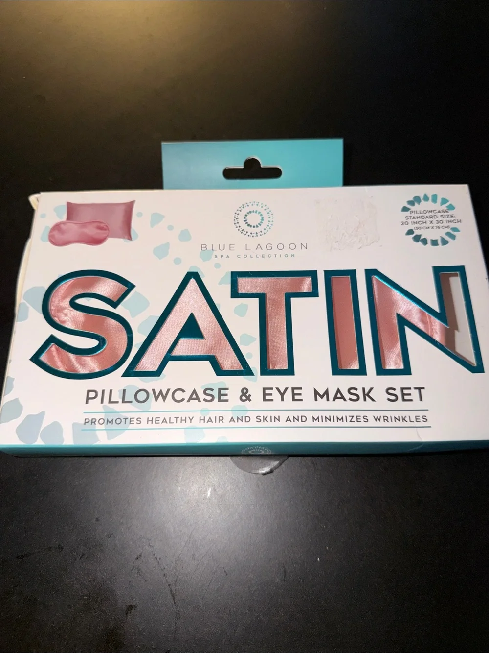 Satin Pillowcase & Eye Mask Set - Pink